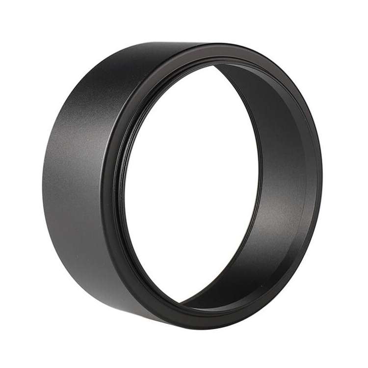 86mm x 86mm x 40mm Thread Type Straight Tube Full Metal Lens Hood Shade for Medium Telephoto Lens