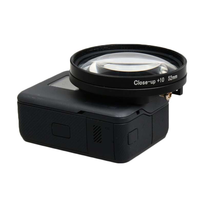 For GoPro HERO5 Sport Action Camera Proffesional 52mm 10X Macro Lens Close-up Filter