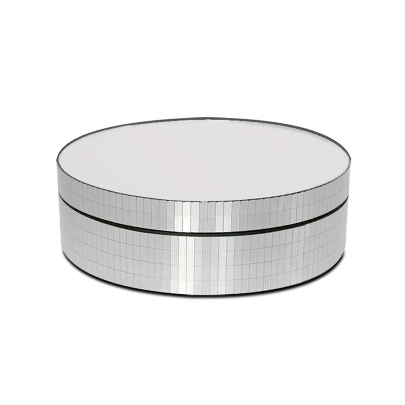 12cm 360 Degree Rotating Turntable Mirror Electric Display Stand Video Shooting Props Turntable, Loa