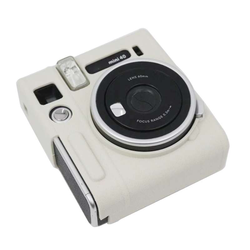 Soft Silicone Protective Case for Fujifilm Instax mini 40 (Black)