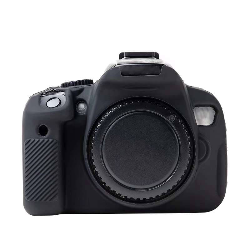 For Canon EOS 600D Soft Silicone Protective Case(Camouflage)