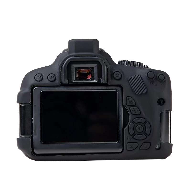 For Canon EOS 600D Soft Silicone Protective Case(Camouflage)