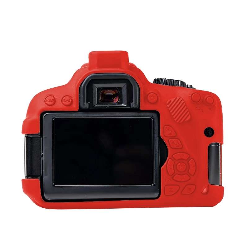 For Canon EOS 600D Soft Silicone Protective Case(Camouflage)