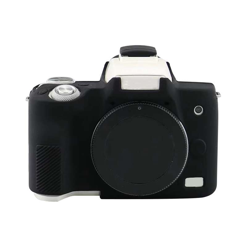 For Canon EOS M50 Mark II / M50 II Soft Silicone Protective Case(Camouflage)