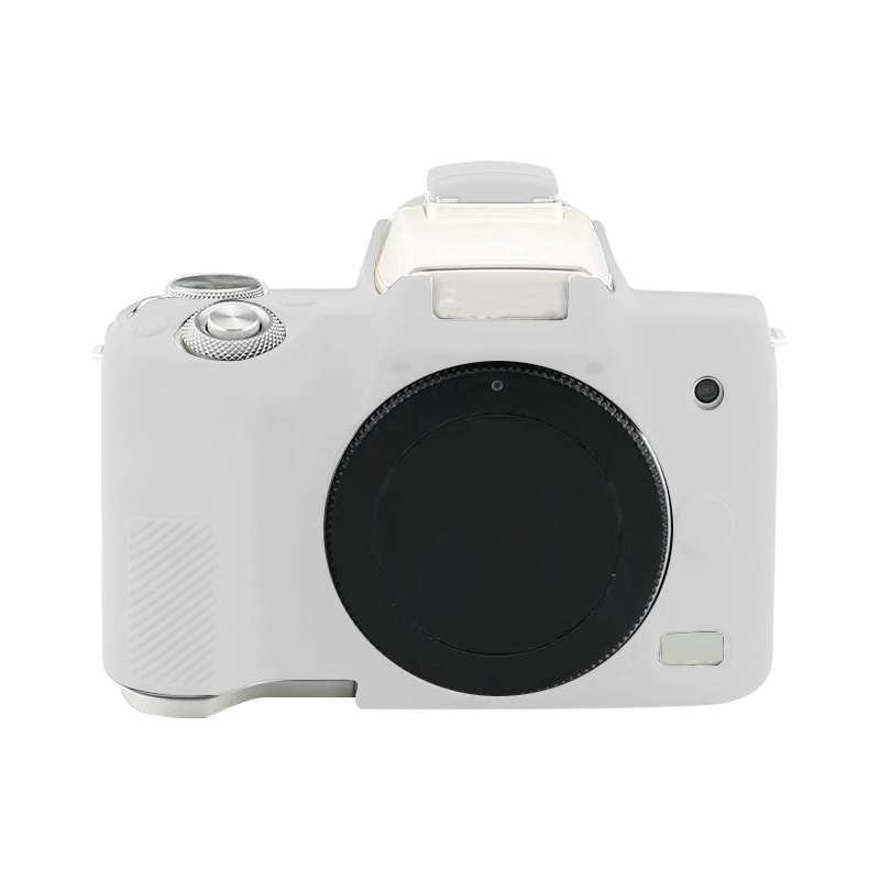 For Canon EOS M50 Mark II / M50 II Soft Silicone Protective Case(Camouflage)