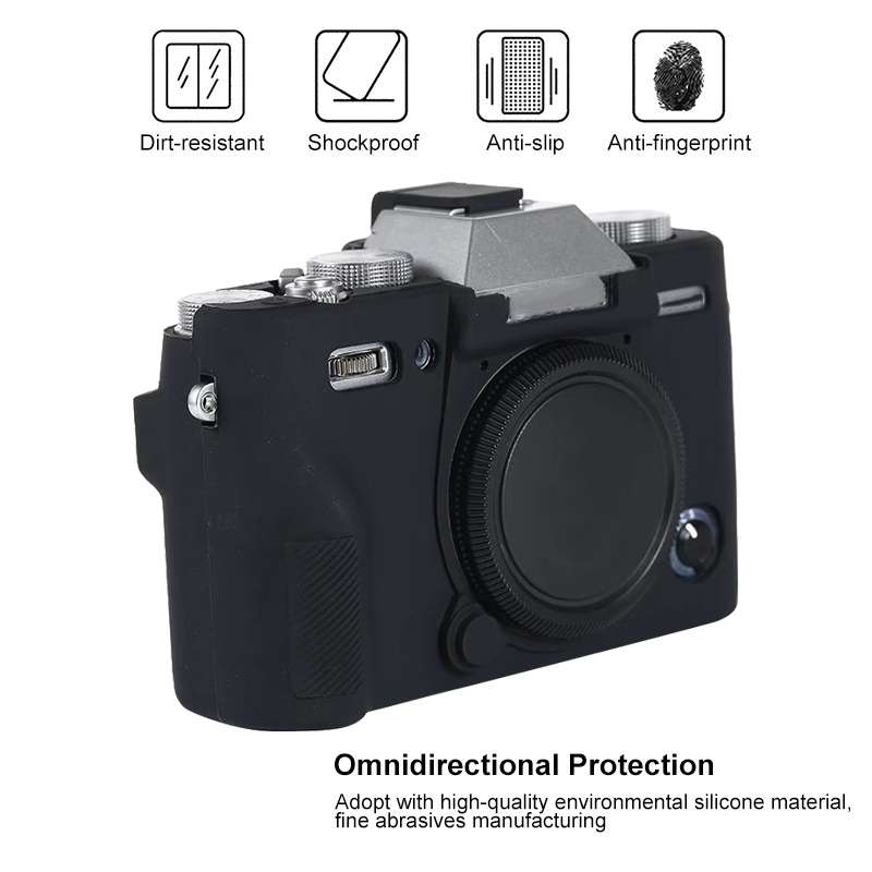 For FUJIFILM X-T30 Soft Silicone Protective Case(Coffee)