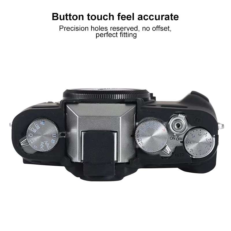 For FUJIFILM X-T30 Soft Silicone Protective Case(Coffee)