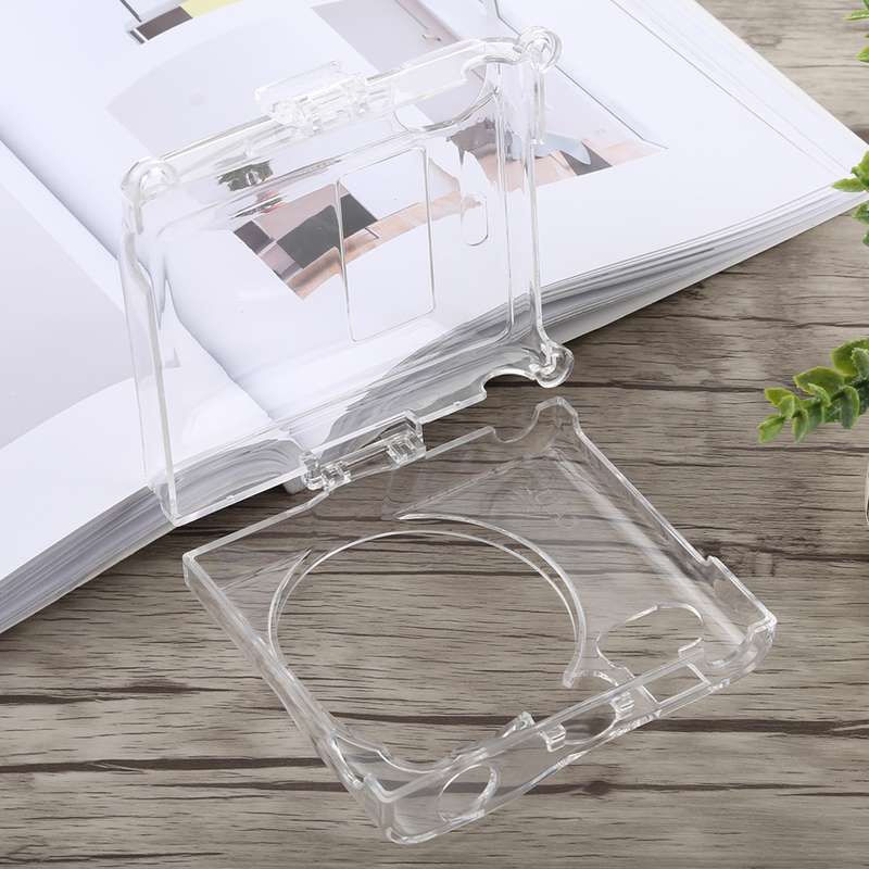 Protective Crystal Shell Case with Strap for FUJIFILM instax mini 90 (Transparent)