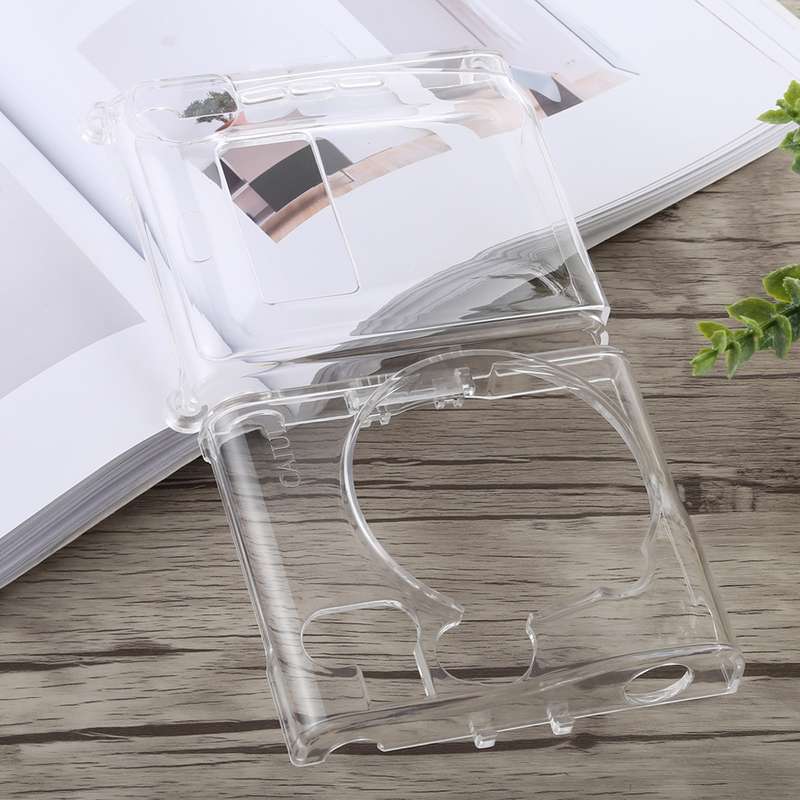 Protective Crystal Shell Case with Strap for FUJIFILM instax mini 90 (Transparent)