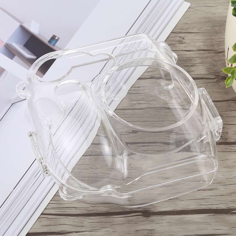 Protective Crystal Shell Case with Strap for FUJIFILM instax mini 7S (Transparent)