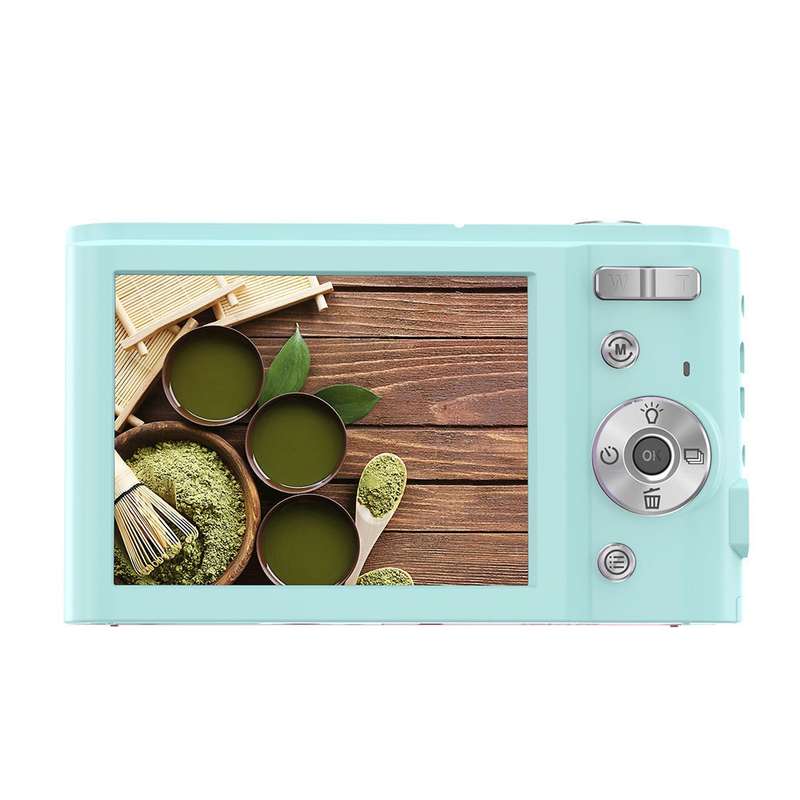 DC302 2.88 inch 44MP 16X Zoom 2.7K Full HD Digital Camera Children Card Camera, EU Plug (Black)