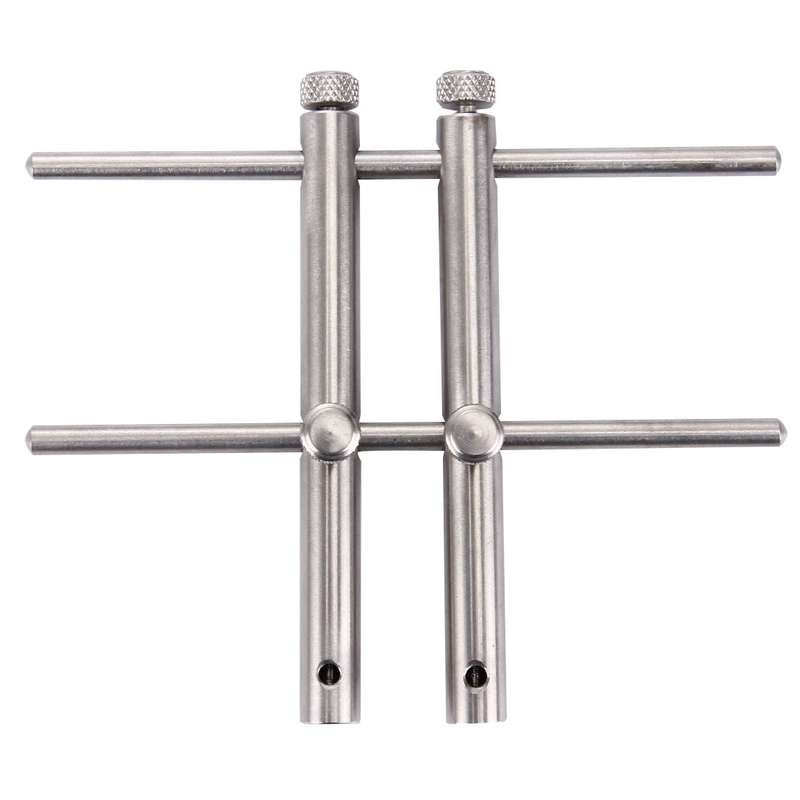 LRT-03 Professional DSLR Camera Lens Stainless Steel Spanner Wrench Open Repair Tool Kit with 3 Pair