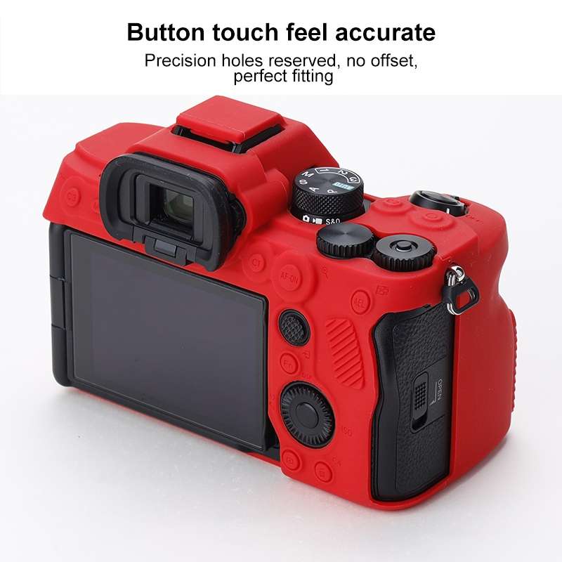 Soft Silicone Protective Case for Sony A7 IV (Blue)