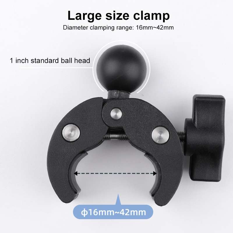 Hands Free Lazy Wearable Neck Camera Phone Holder with Phone Clamp, Extended Version(Black)