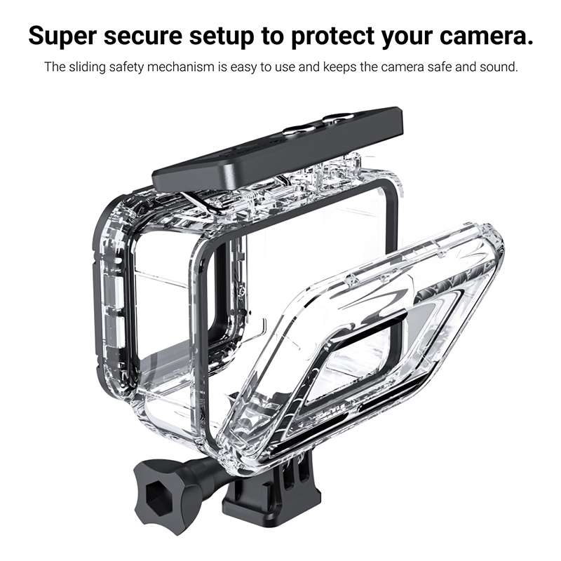 360 Rotation Adjustable Action Camera Clamp Plier Base Holder(Black)