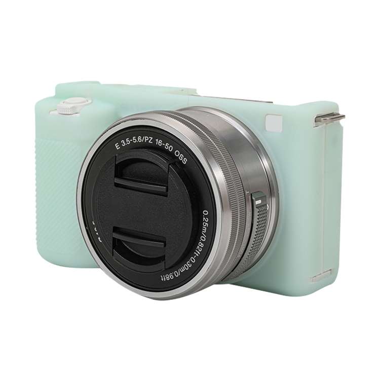 For Sony ZV-E10 Soft Silicone Protective Case (Coffee)