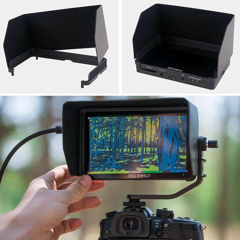 FEELWORLD F6 Plus V2 6 inch 3D LUT Touch Screen DSLR Camera Field Monitor, IPS FHD1920x1080 4K HDMI