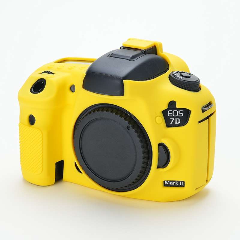 For Canon EOS 7D Mark II Soft Silicone Protective Case (Camouflage)