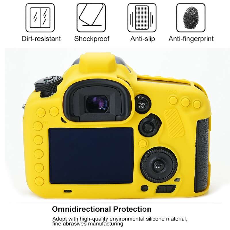 For Canon EOS 7D Mark II Soft Silicone Protective Case (Camouflage)