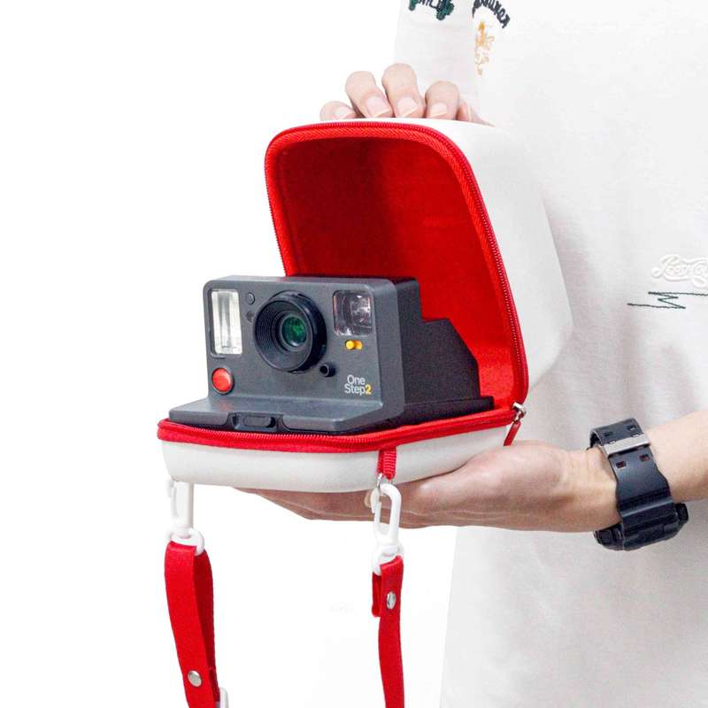 For Polaroid One Step 2 / NOW EVA Camera Case Shockproof Camera Storage Bag (White)