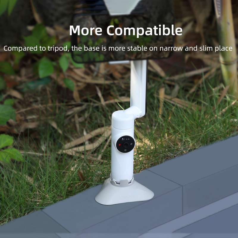 For Insta360 Flow Sunnylife Plastic Gimbal Tripod Base Stand (Grey)
