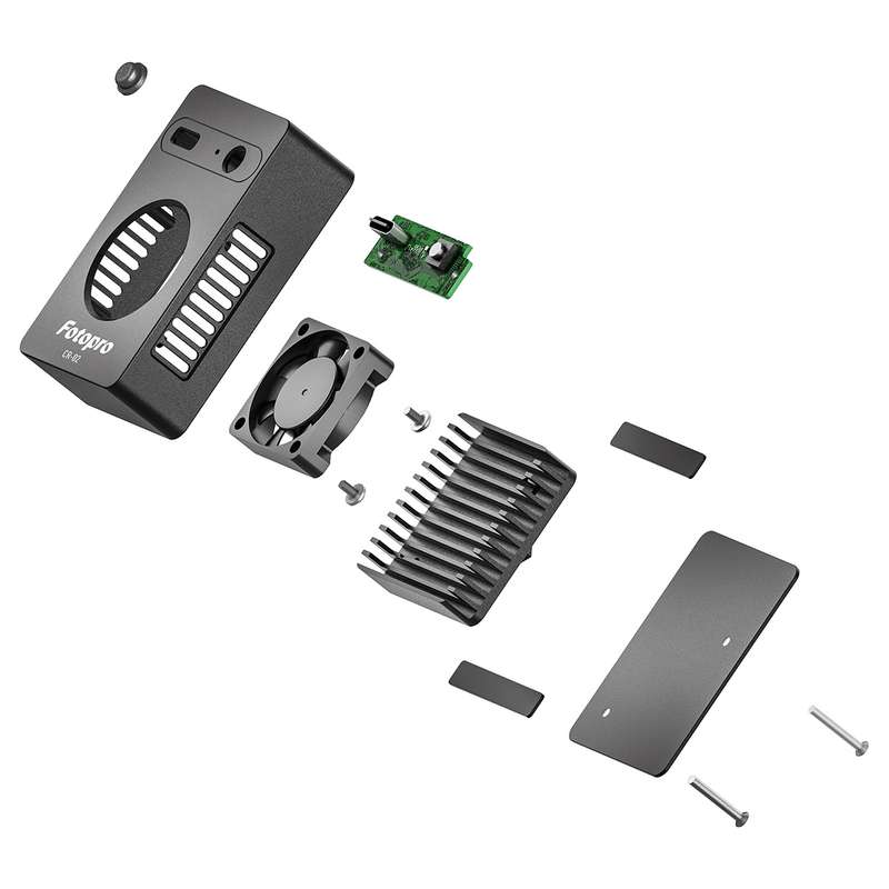 Fotopro CR-02 Camera Cooling Fan Cooler Heat Sink (Black)