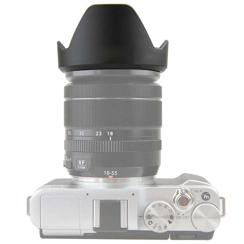 XF 18-55 Lens Hood Shade for FUJIFILM XF 18-55mm f2.8-4 R OIS / XF 14MM F2.8 lens (Black)