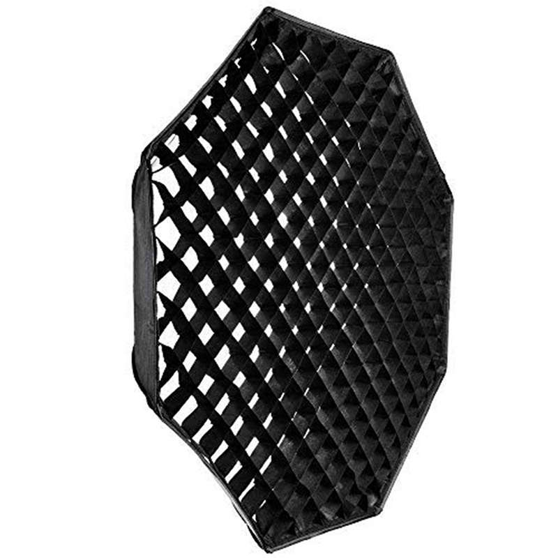 TRIOPO S120 Diameter 120cm Honeycomb Grid Octagon Softbox Reflector Diffuser for Studio Speedlite Fl