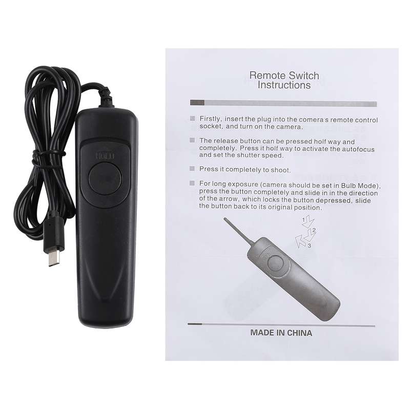 Cuely MC-DC2 Remote Switch Shutter Release Cord for Nikon D7100 / D7200 / D5500 / D5600