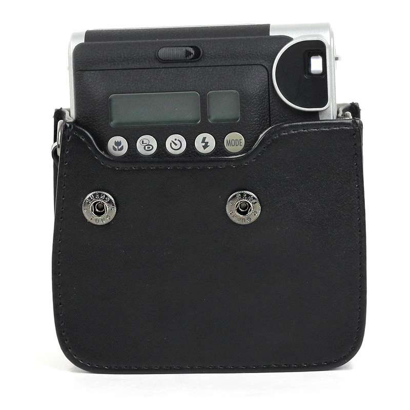 PU Leather Camera Protective bag for FUJIFILM Instax Mini 90 Camera, with Adjustable Shoulder Strap(