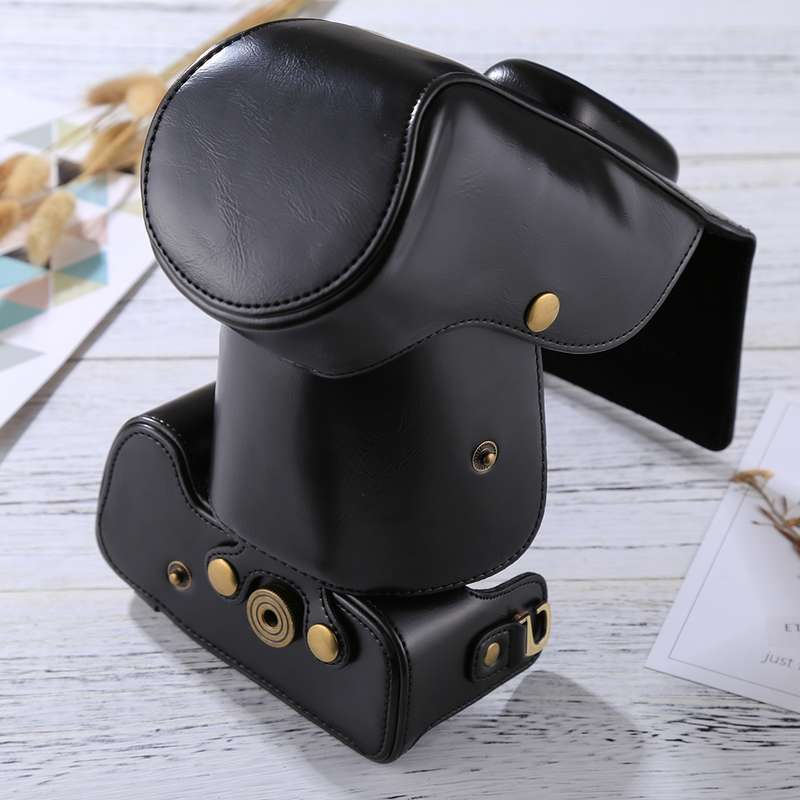 Full Body Camera PU Leather Case Bag for Nikon D5300 / D5200 / D5100 (18-55mm / 18-105mm / 18-140mm