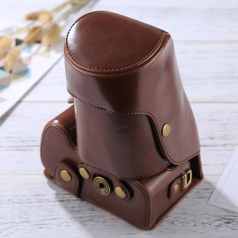 Full Body Camera PU Leather Case Bag for Nikon D5300 / D5200 / D5100 (18-55mm / 18-105mm / 18-140mm