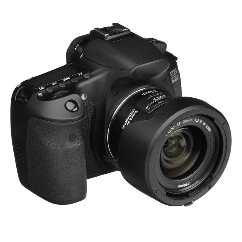 EW-65B Lens Hood Shade for Canon RF 24mm F1.8 MACRO IS STM, EF 28mm f/2.8 IS USM, EF 24mm f/2.8 IS U