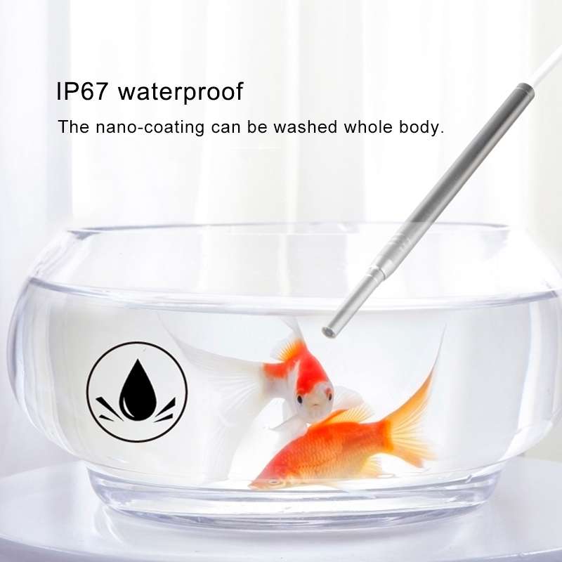 F99 HD Mobile Phone Endoscope, 8mm Waterproof Pipe Endoscope, Wifi Version, Hardwire, Length: 2m (Bl