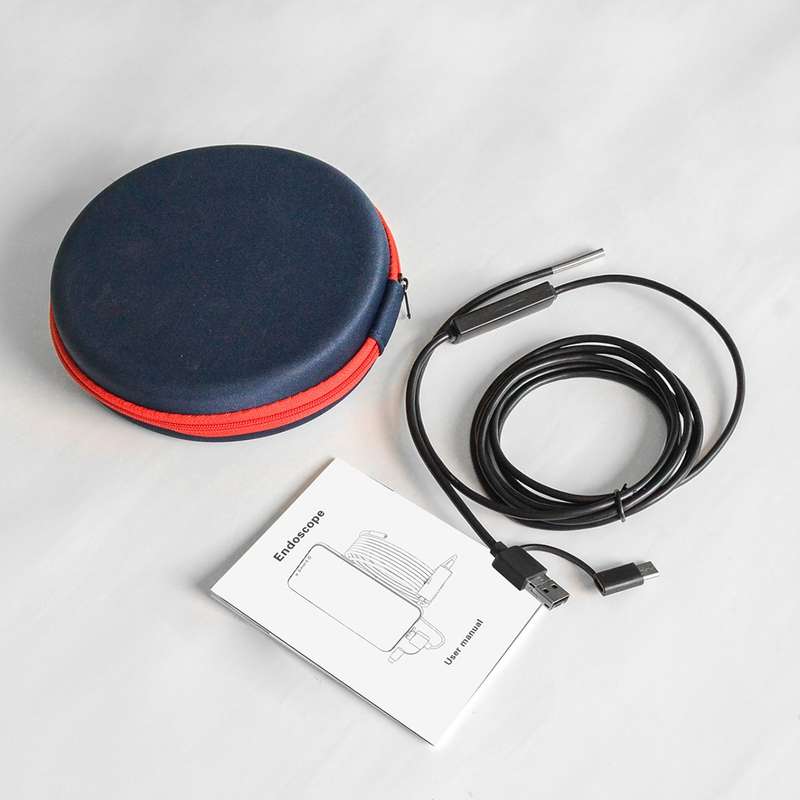 inskam107 3.9mm 3 In 1 HD Waterproof Industry Digital Endoscope Inspection Camera, Length: 1m Flexib