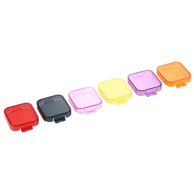 6 in 1 for GoPro HERO5 Sport Action Camera Professional Colorized Lens Filter(Red + Yellow + Purple