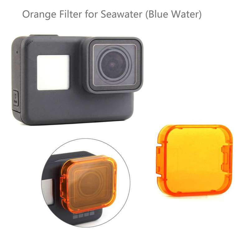 6 in 1 for GoPro HERO5 Sport Action Camera Professional Colorized Lens Filter(Red + Yellow + Purple