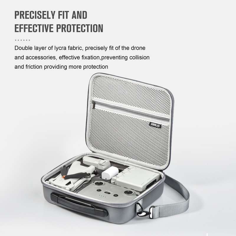 For DJI Mini 3 / RC-N1 STARTRC Shoulder Storage Bag Handbag (Grey)