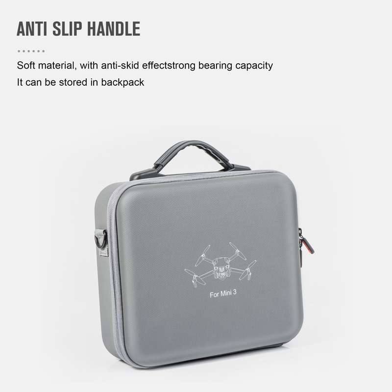 For DJI Mini 3 / RC with Screen STARTRC Shoulder Storage Bag Handbag (Grey)