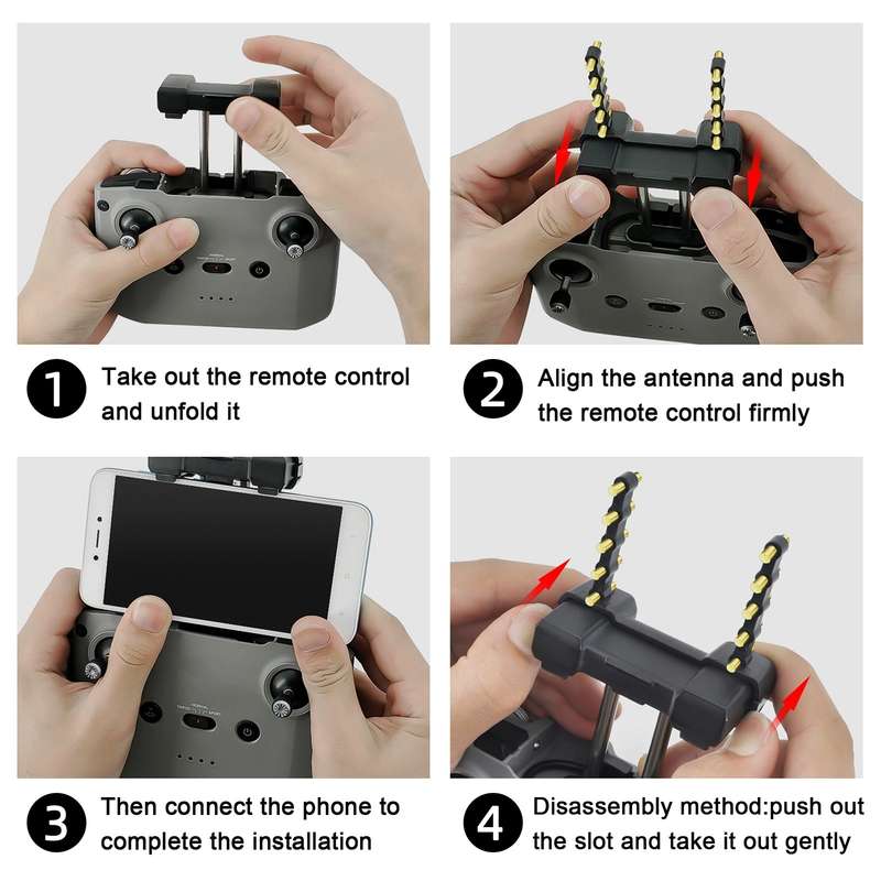STARTRC 5.8GHz Anti-interference Copper Yagi-Uda Antenna Signal Enhancer for DJI Mavic Air 2 / Mini