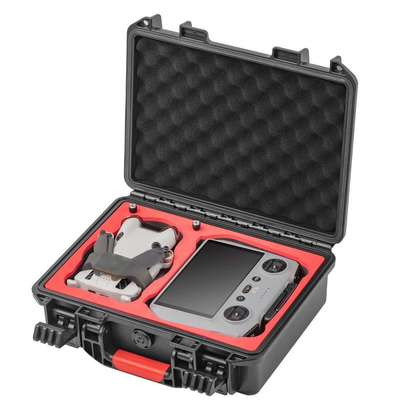 For DJI Mini 4 Pro STARTRC Standard Drone Kit Waterproof ABS Suitcase Storage Box (Black)