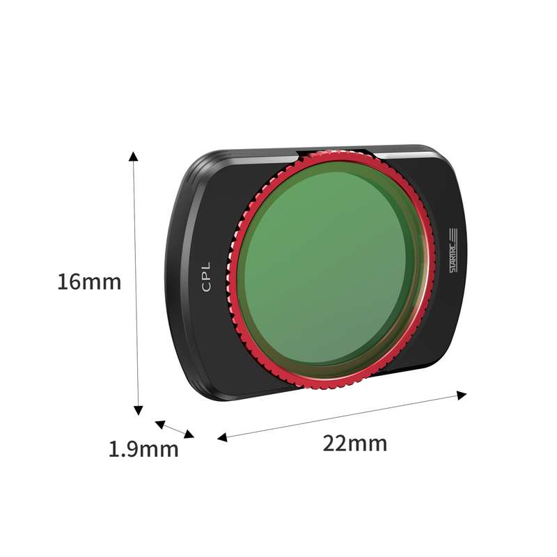 For DJI OSMO Pocket 3 STARTRC 4 in 1 ND16 + ND32 + ND64 + ND256 Lens Filter Set