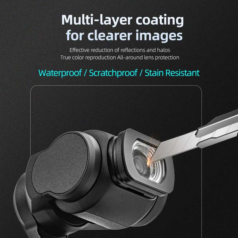 For DJI OSMO Pocket 3 STARTRC Drone Wide-Angle Lens Filter (Black)
