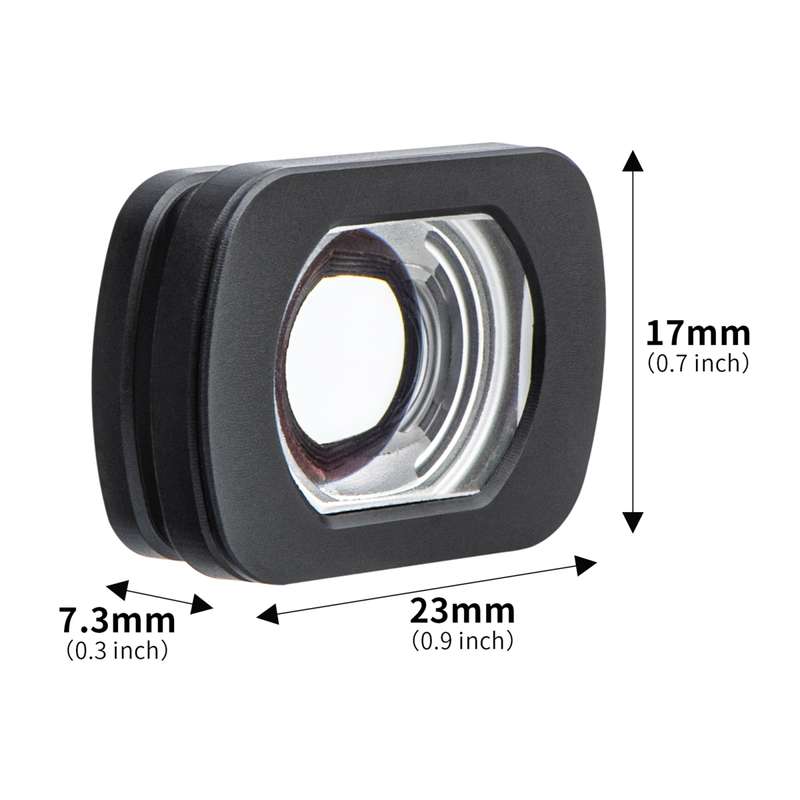 For DJI OSMO Pocket 3 STARTRC Drone Wide-Angle Lens Filter (Black)