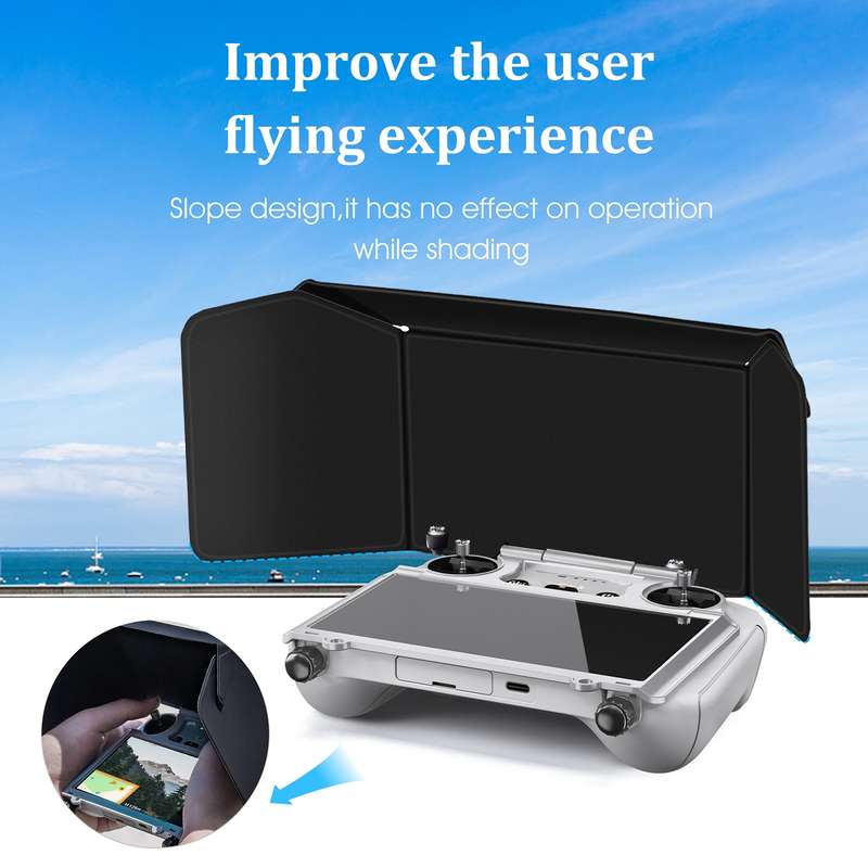 STARTRC Foldable Controller Sunshade for DJI Mini 3 Pro Remote Controller (Black)