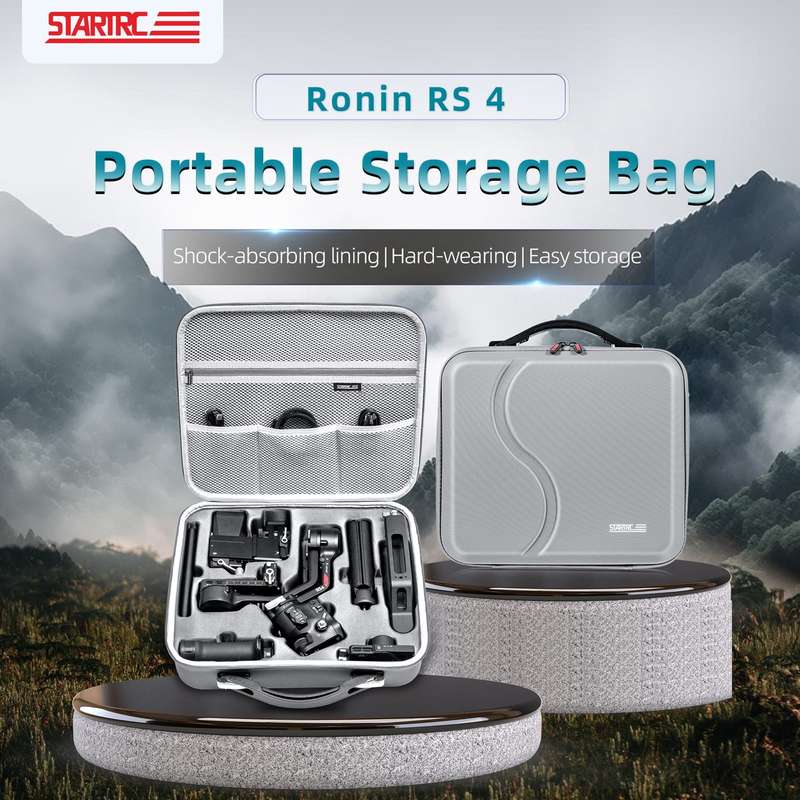 For DJI RS4 STARTRC Storage Case Box Suitcase (Grey)