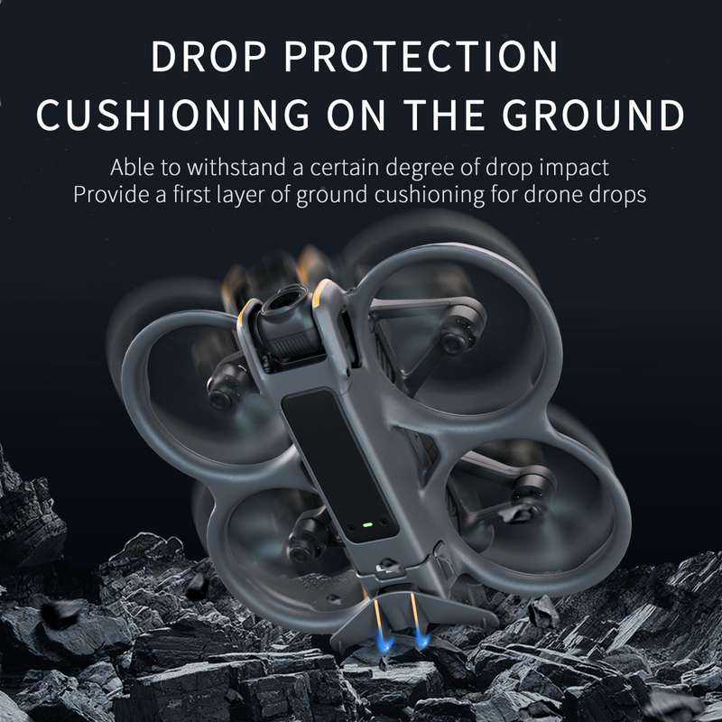 For DJI Avata 2 STARTRC Battery Quick-release Flying Tail Cover (Black)