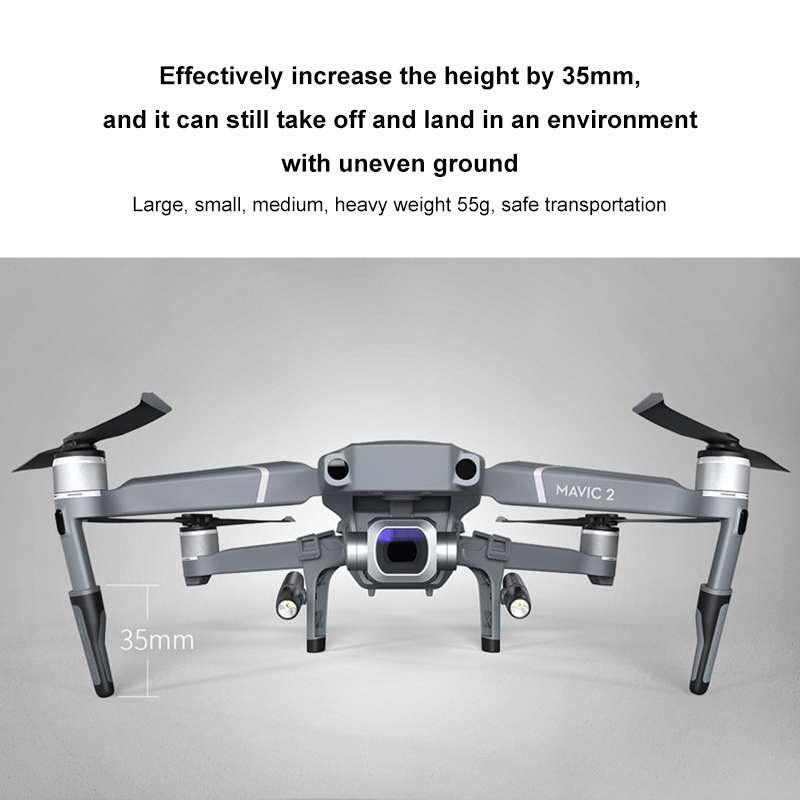 PGYTECH P-HA-030 LED Night Flight Light Shock Absorption Landing High Stand for DJI Mavic 2
