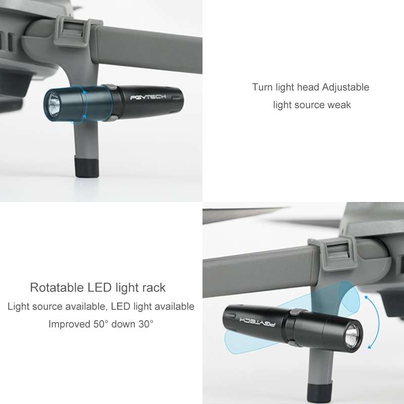 PGYTECH P-HA-030 LED Night Flight Light Shock Absorption Landing High Stand for DJI Mavic 2