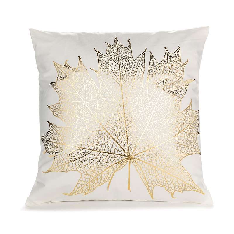 Gold Stamping Pillow Case Sofa Cushion Pillow Holder Home Decorations, No Pillow Core, Size: 45x45cm